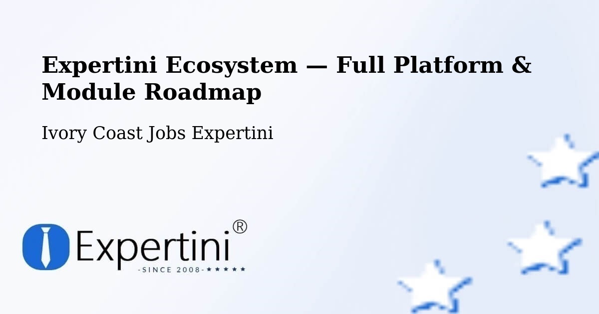 Expertini Ecosystem — Full Platform & Module Roadmap – Moronou